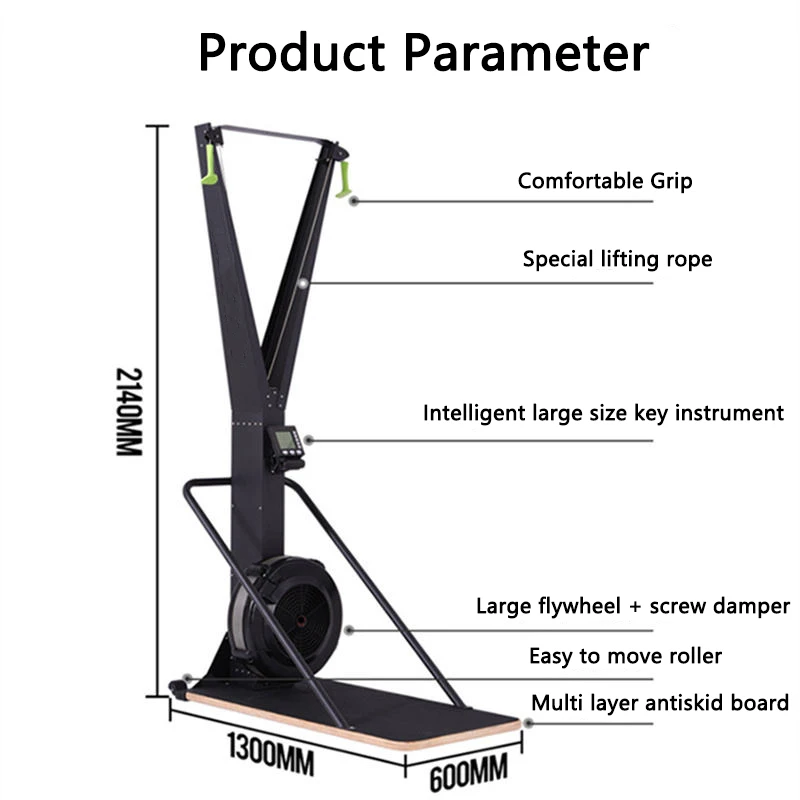 Indoor Cardio Equipment Cross Trainer Air Ski Fitness Machine Gym Equipment Skiing Machine