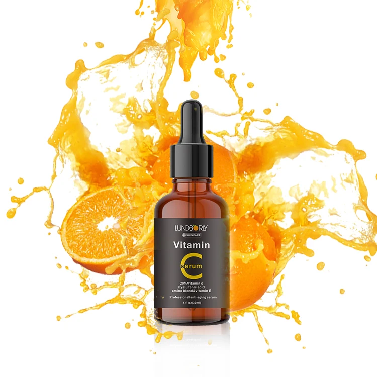 New Pattern Oem Odm Serum Moisturizing And Soothing Skin Vitamin E Whitening Vitamin C  Face Serum