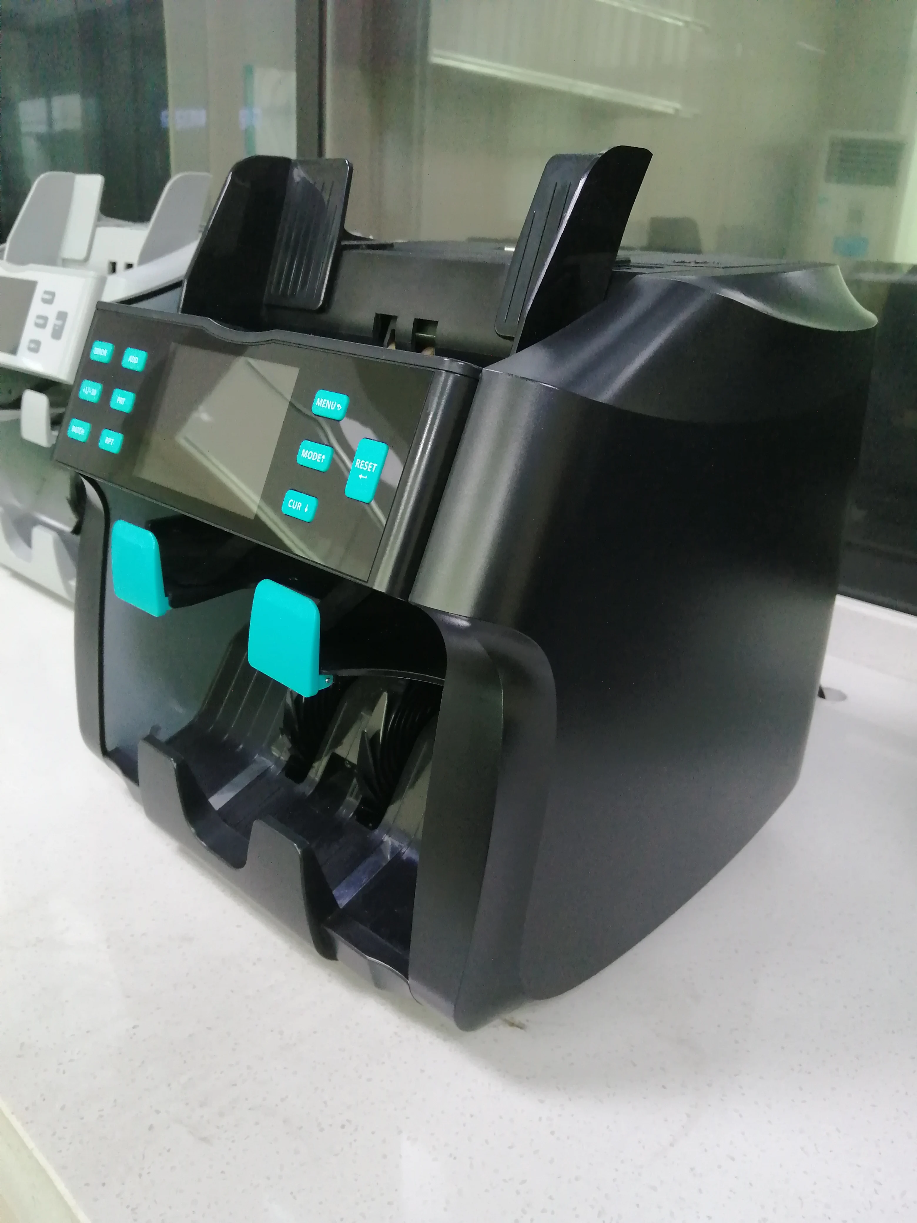 ST-4000 Dual CIS Two Pocket Mixed Denomination Bill Counter Currency Sorter Note Counting Machine