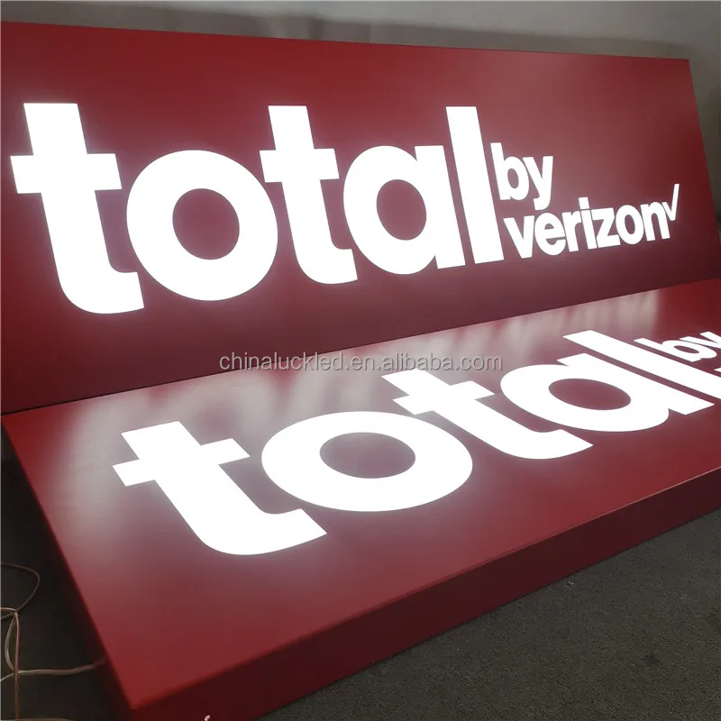 outdoor letter sign custom size light box advertising shop sign light box 3d Led Acrylic Light Box