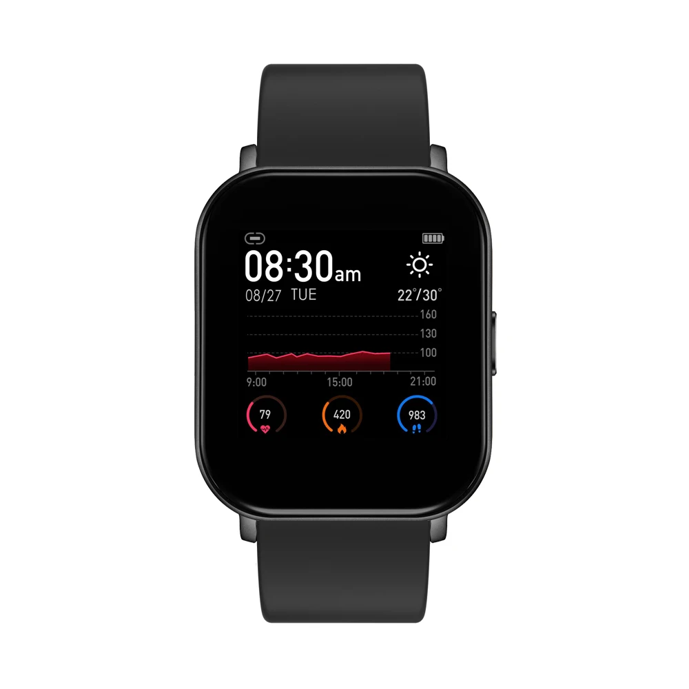 2021 Hot Sale Best Multifunction Waterproof Sport Fitness Music Smart Watches for Boys Thermometer Sleep Monitor for IOS Android