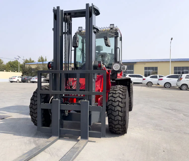 Factory price for sale besla 3 ton 4 ton  5tons 6 tons diesel atv rough terrain forklift with Eruo III Euro V engine