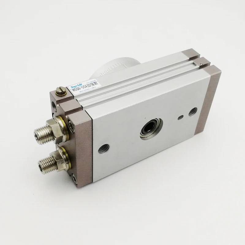 MSQB10A/20A/30A/50A/70A/100A/200A 90 180 Degrees Swing Solid Actuator Pneumatic Rotary Table Cylinder