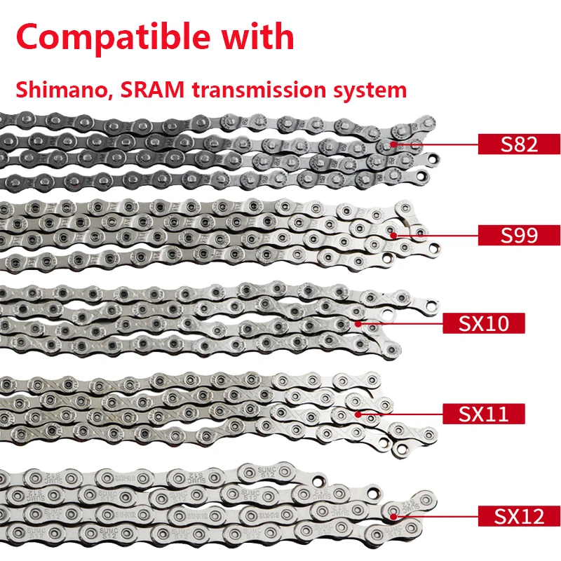 2021 высокого качества Аутентичные SUMC SX9 3X9 9 скорость серебро MTB Горный Дорожный велосипед направляющая цепи для shimano