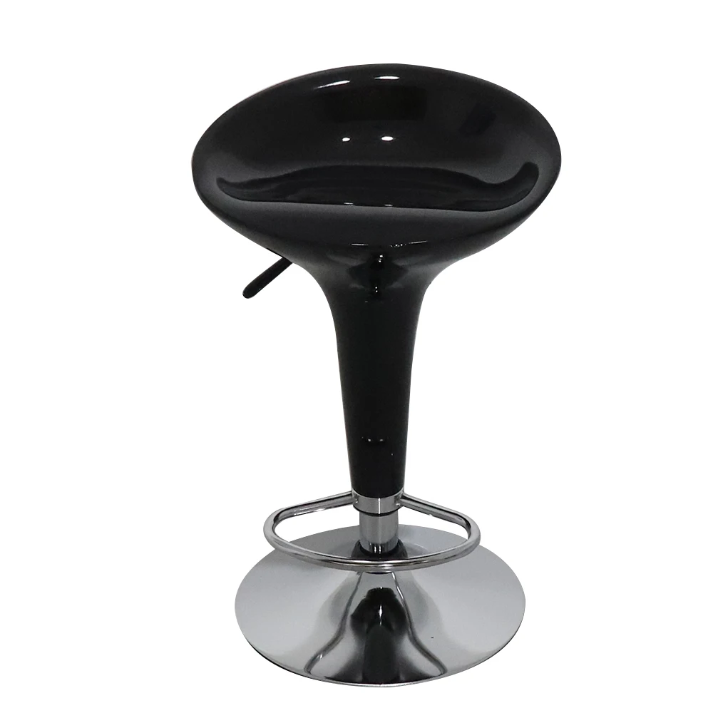 Adjustable height barstool outdoor modern metal high back plastic bar stool bar chairs
