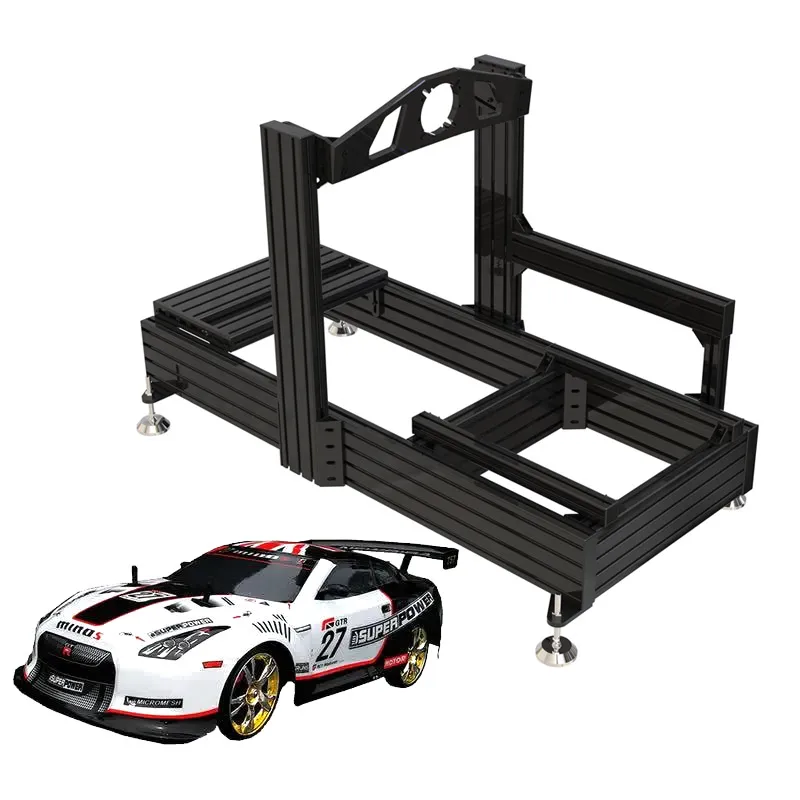 VR Flight Simulator Sim Racing Rig Car Game Driving Simulator Cockpit 4040 40120 Kit Black 4080 Aluminium Frames Simulator