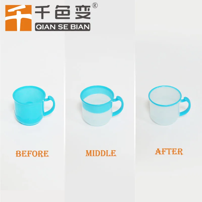 Thermochromic Thermosensitive Temperature Activated Color Changing Dip Pigment Powder Material Injection Molding Plastic Cup