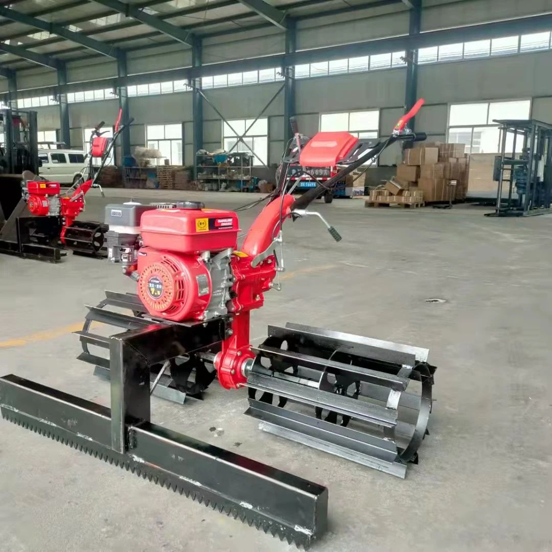 gasoline hand push cheap road paving paver machines
