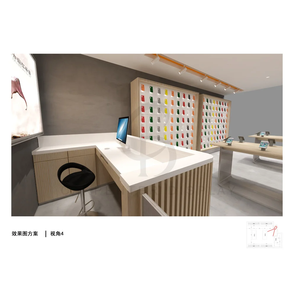 Высококачественный киоск сотового телефона-прочный стильный и функциональный