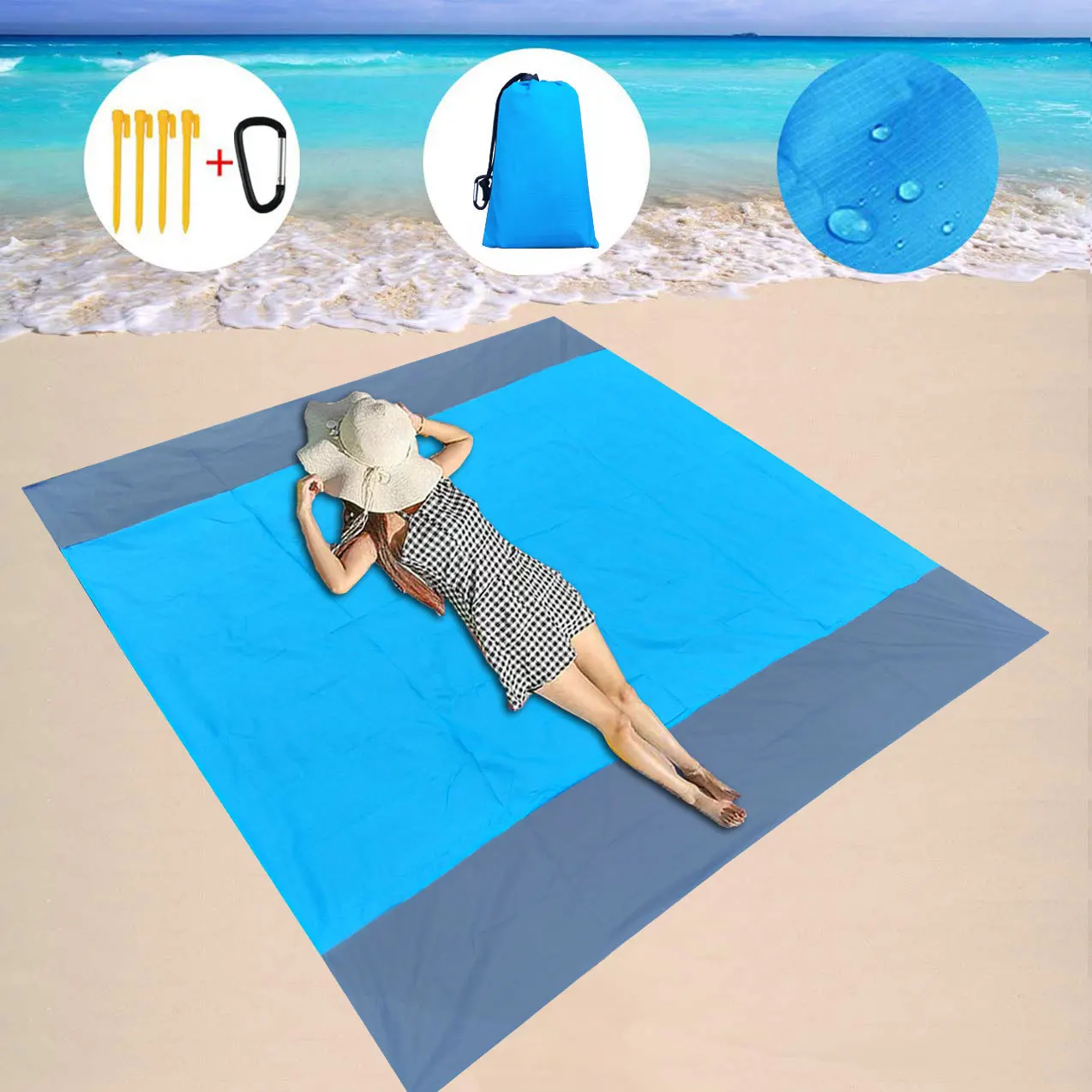 beach blanket sand proof waterproof beach mat picnic blanket picnic blanket waterproof extra large picnic mat