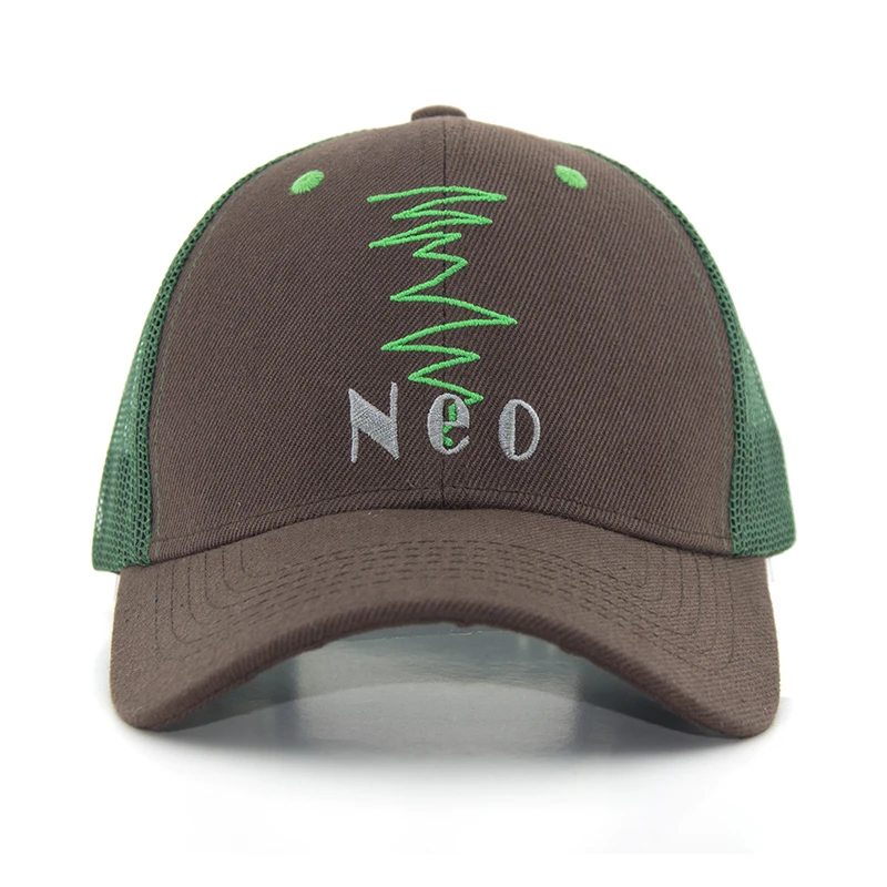 Wholesale custom mesh trucker hat custom embroidery logo trucker mesh cap
