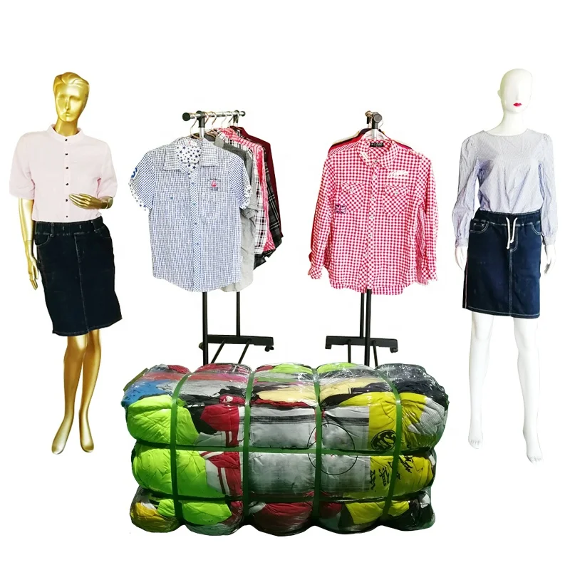 united states Cute Ladies Blouse Second Hand clothes Bales clothes Denim Designer Used Clothes