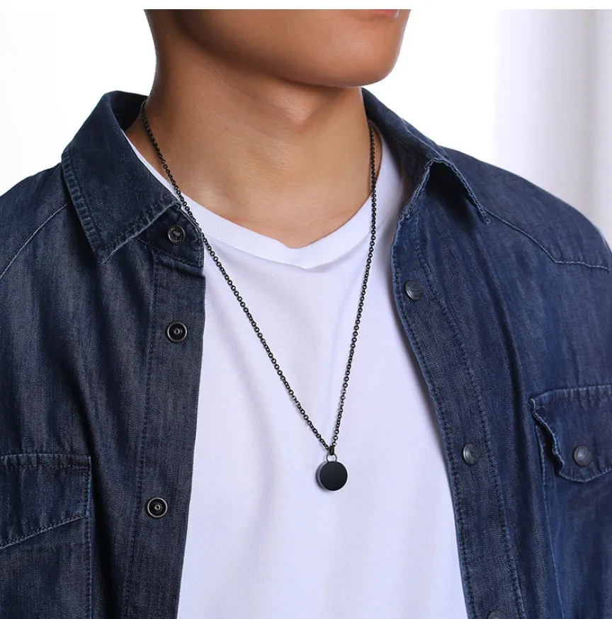 18k Gold-plated Stainless Steel Jewelry Collection Photo diy Birth flower rotating name Pendant necklace for men and women gifts