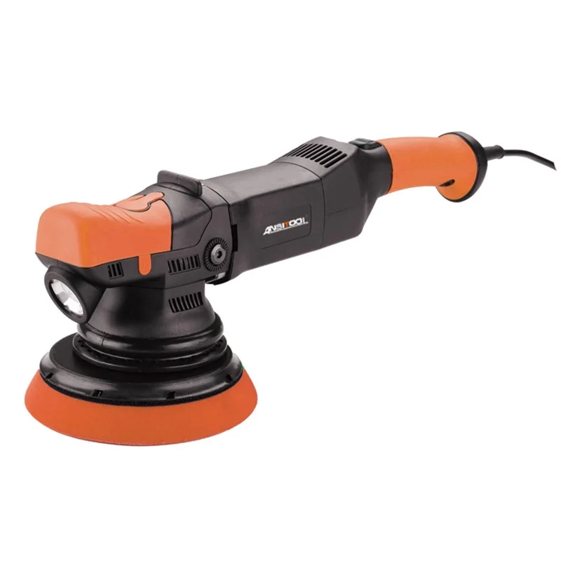 21MM Big Throw With Led Head Light DA Polisher 900W Power 6 Constant Speed System  Car Polishing Machine