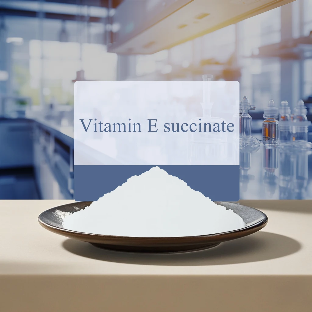 In Stock D-alpha Tocopheryl Acid Succinate 1210IU  Vitamin E Succinate  Powder Raw Material Cas4345-03-3 Vitamin E derivatives