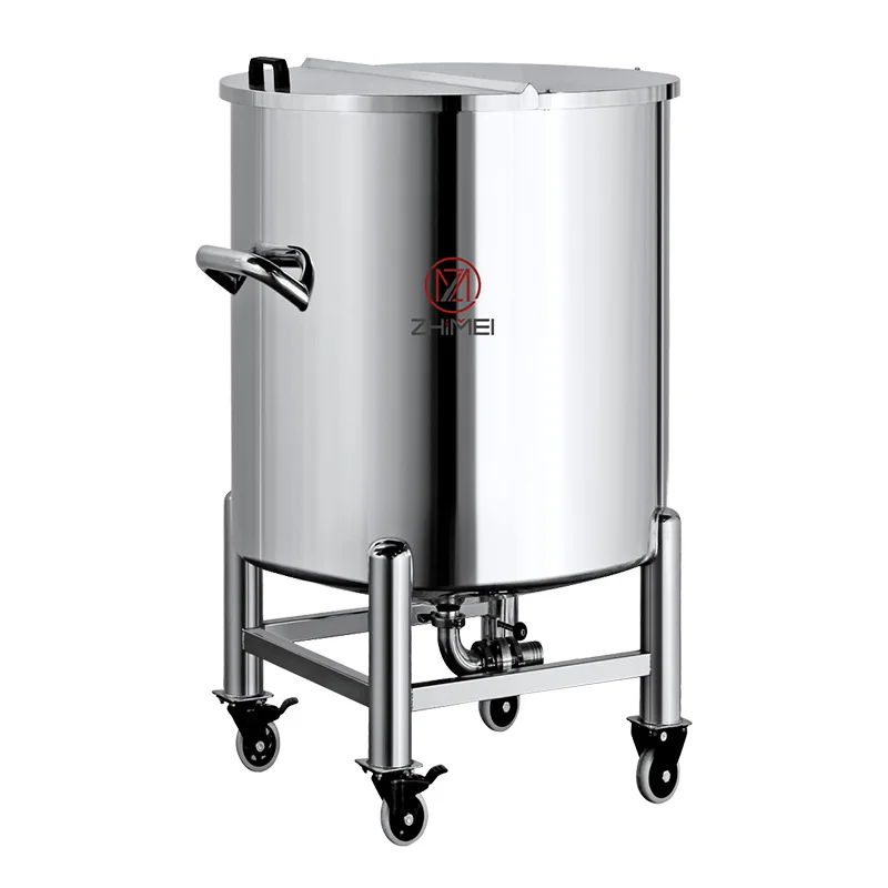 ZHIMEI Perfume Liquid  Movable Storage Tank With Mixer Machine For Cosmetics Perfume Pharmaceutical Chemical Food