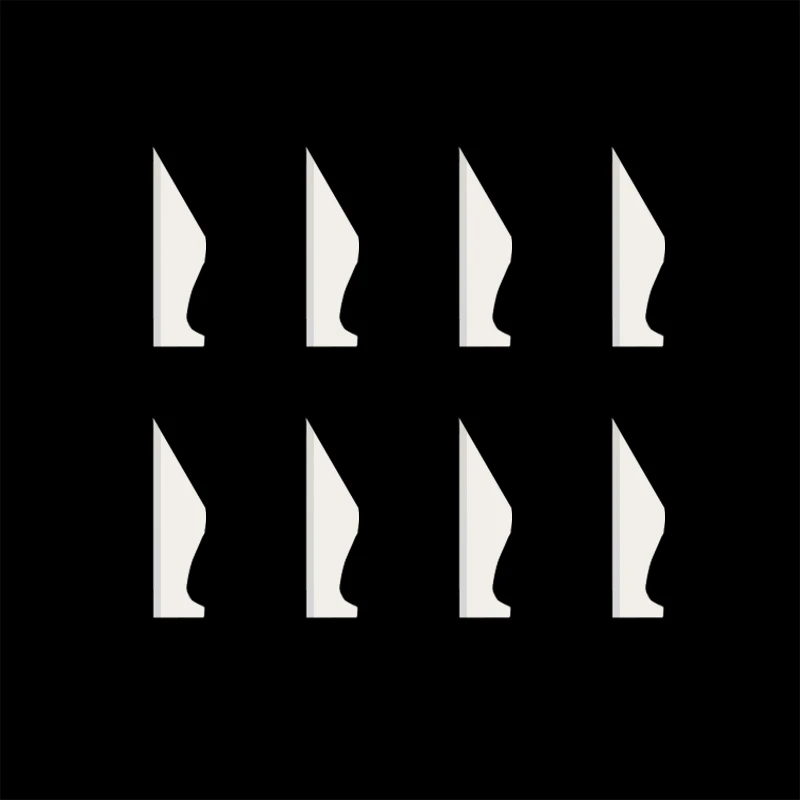 Лезвие для резки цветов, циркониевые кожаные керамические режущие лезвия, Индивидуальный размер