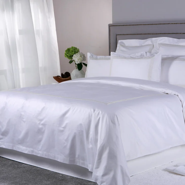 Wholesale King Queen full Size Duvet Covers 100% Cotton Bed Sheets 5 Star Hotel Bed Linen Set