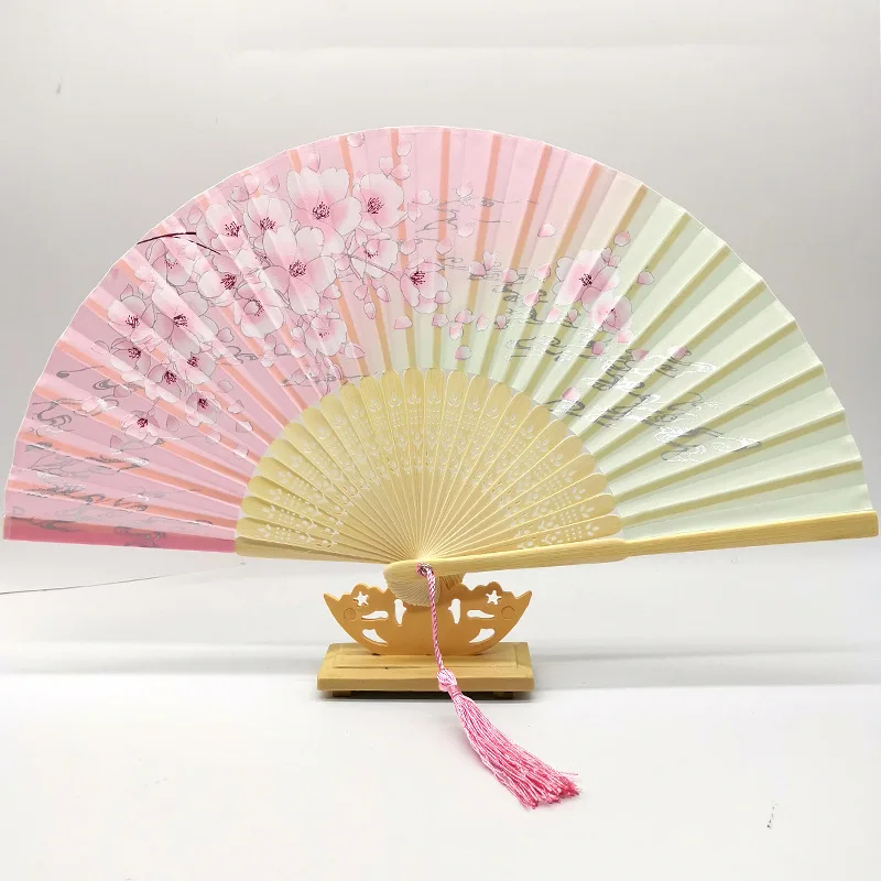 Personalized Wood Folding Hand Fans Wedding Wholesale For Women