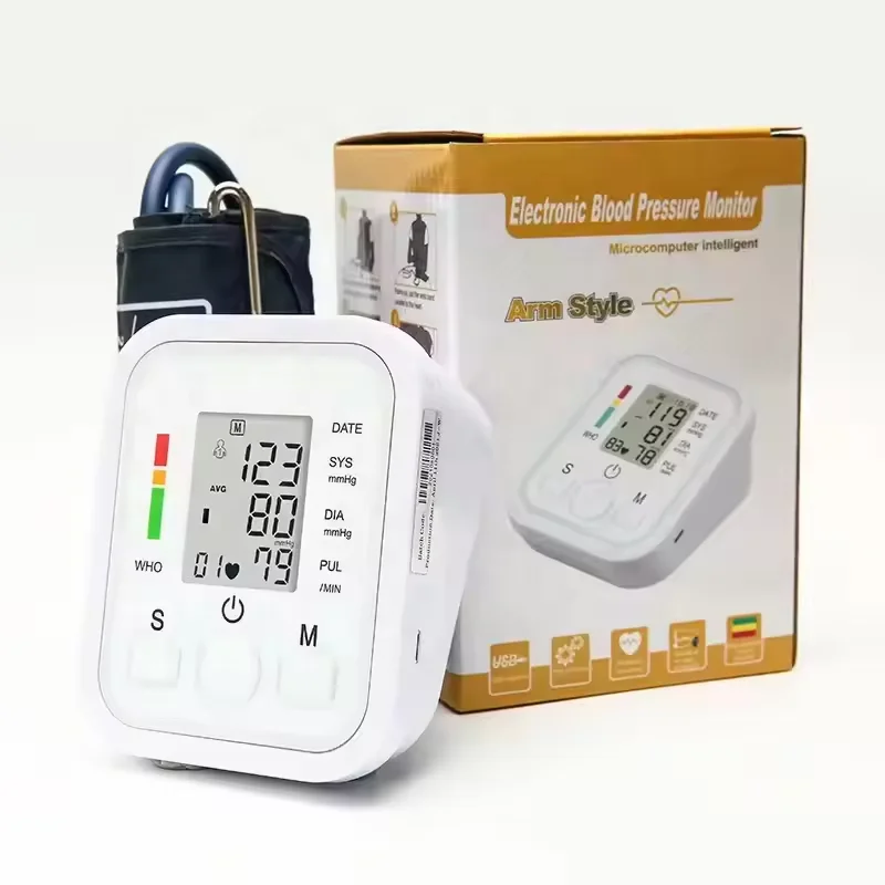 Best Selling Stock Automatic Electronic Arm Blood Pressure Monitor