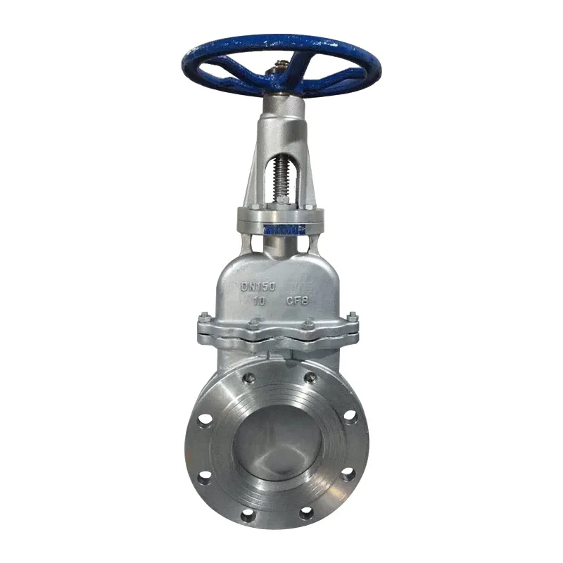 Manufacturer Direct DN100 4 Inch Cast Steel Flanged Manual Slurry Knife Gate Valve With Handwheel