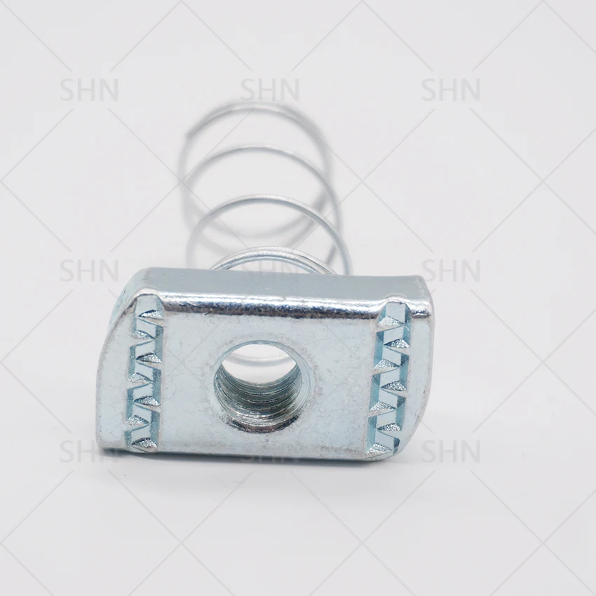 1 4 x 20 spring nuts strut channel nuts with springs channel nut without spring