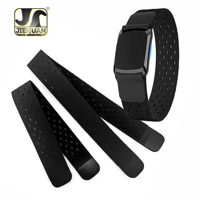 JIEHUAN 2023 Hot Sales Customizable Size Nylon Hook and Loop Replace Strap Elastic and Adhesive for Heart Rate Monitoring Sport