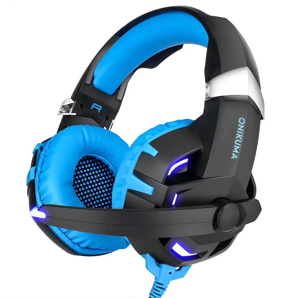 ONIKUMA K2 Custom High Quality 7.1 Gaming Headset with RGB Light Auriculares Para Juegos