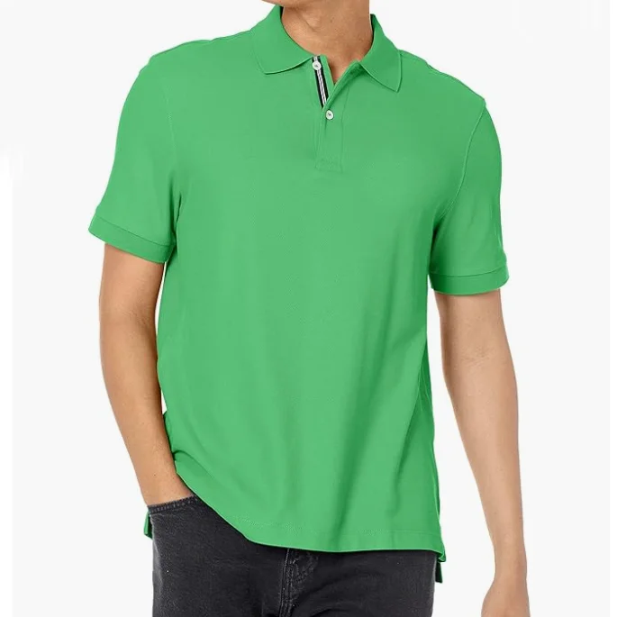 RG-Plus size short sleeve high quality 95 cotton 5 spandex fabric polo t shirt men graphic tees shirt women oversize