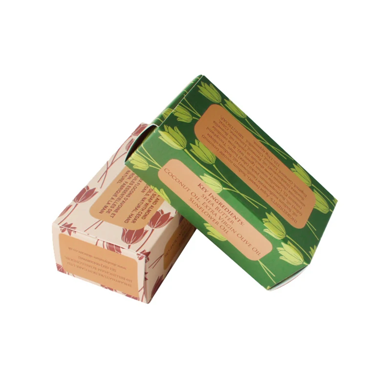 Eco friendly soap boxes packaging for home made soap