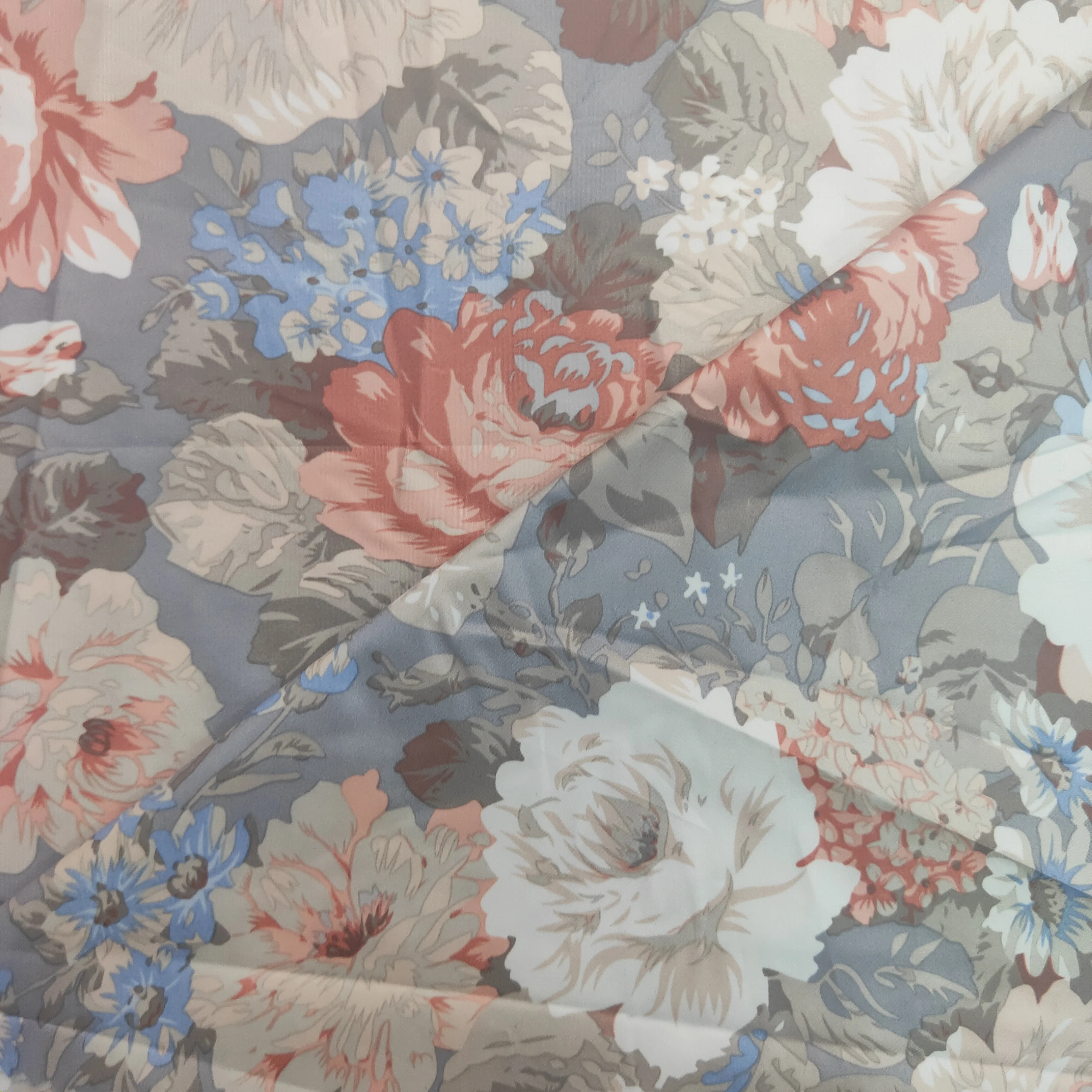 polyester 300t pongee with wr and heavy cired with digital printing for down jackets