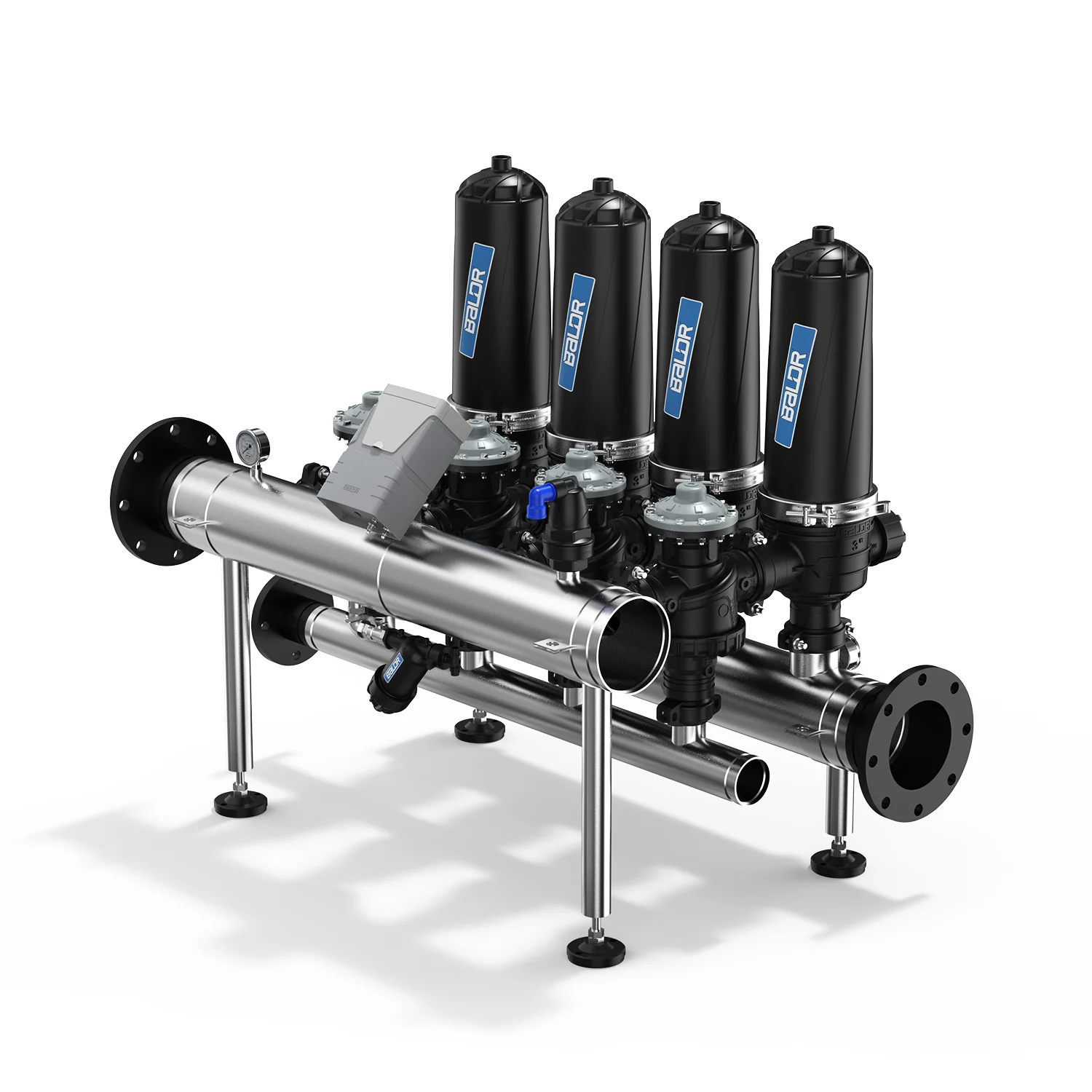 3 Inch T type Auto Backwash Agricultural Farm Irrigation System Agricultural Water Filter