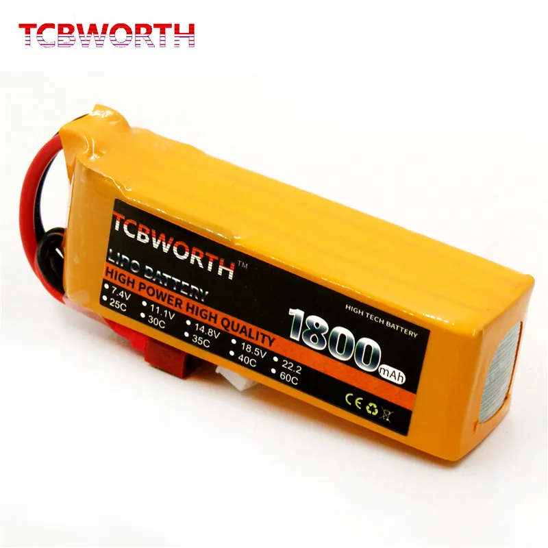 120c литий-полимерный аккумулятор 18 5 v 1000 мА/ч 1800 5200 5s Lipo для Дрон RC самолет игрушки
