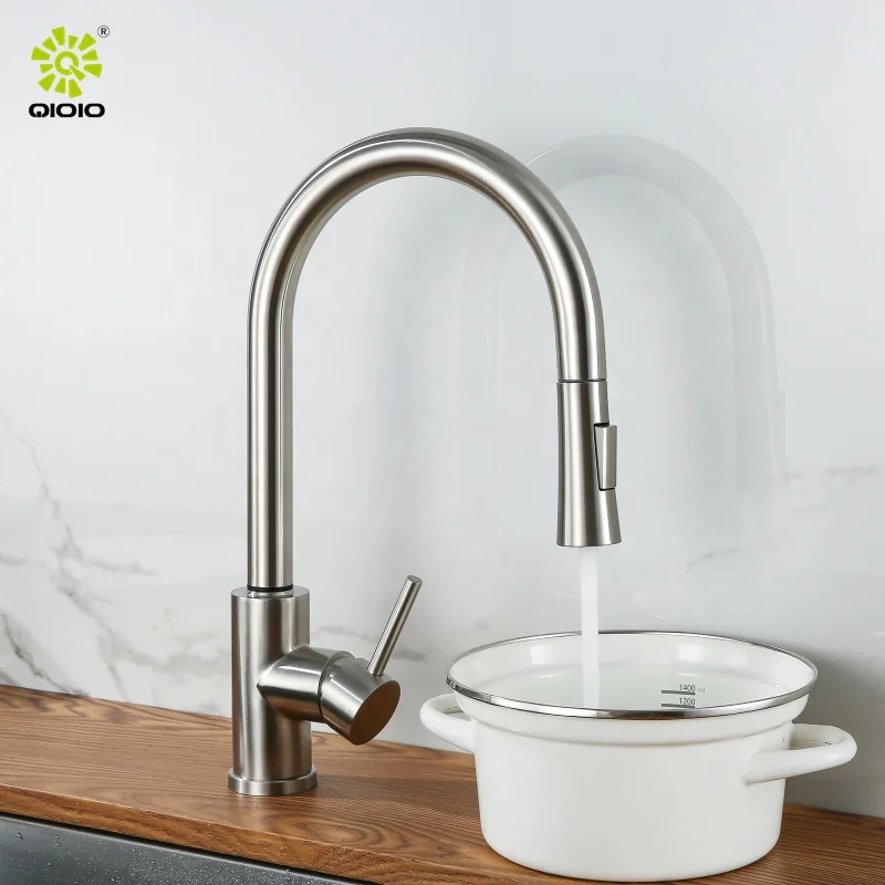 Kaiping Pull down 304 stainless steel single lever cUPC NSF touch sensor smart touchless automatic kitchen sink faucet tap ware