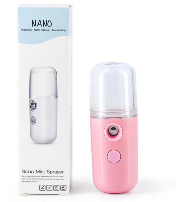 30ML Mini Nano лица распылитель USB Объем резервуара для лекарственных средств уход за кожей распаровщик увлажнитель Увлажняющий анти-старения морщин женской красоты переводятся с помощью средства