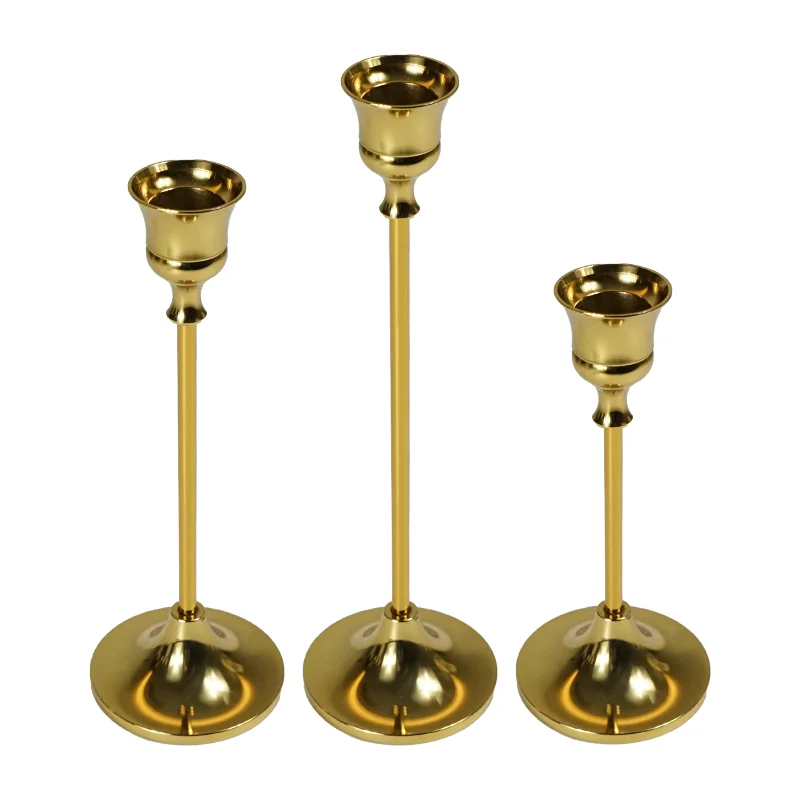 Iron Modern Other Clear Nordic Geometric Candlestick Stand Metal Candle Holder For Wedding Table