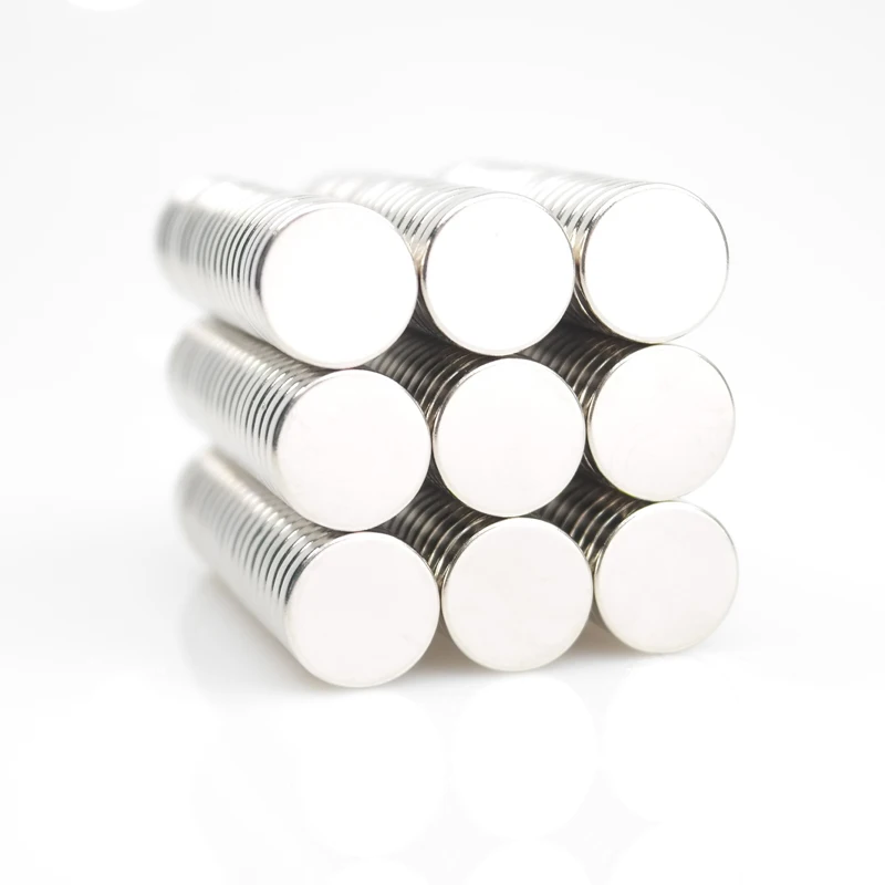 Super Strong Round Disc N52 Neodymium Magnet 1Inch Round Magnets for Automatic Control