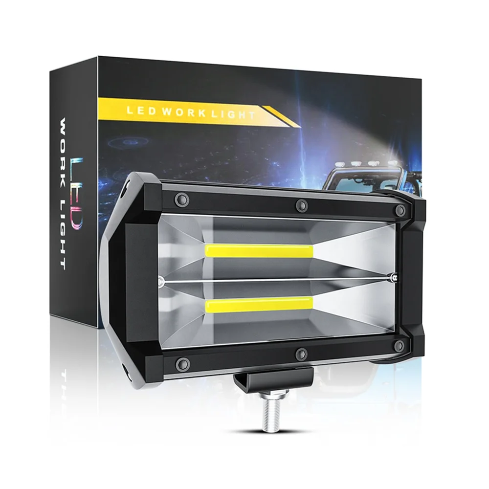 DXZ новый 5 дюймов 72W фары для 4800LM COB LED рабочий свет модифицированный автомобильный мужские Хайтопы со светодиодами, лампа для внедорожных автомобилей/пикап/Универсал