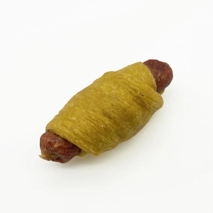 Factory Wholesale Dental Dog Treats sausage roll meat Pet Dog Biscuits Treat Dog Chew Dental Treat snack