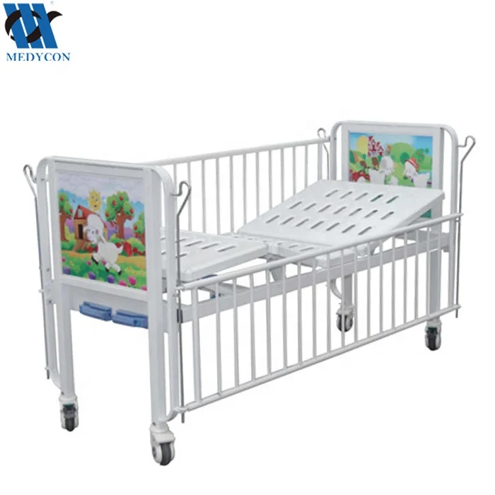 BDB01 Cartoon One Crank Hospital Bed Children Hospital Beds