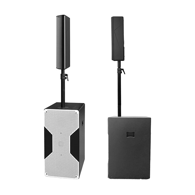 100w mini powered column array speaker
