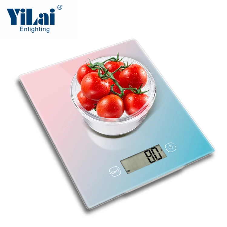 Электронные цифровые Стеклянные весы 5000 г 1 г, Многофункциональные цифровые весы в граммах, маленькие кухонные весы для взвешивания пищи, низкая цена