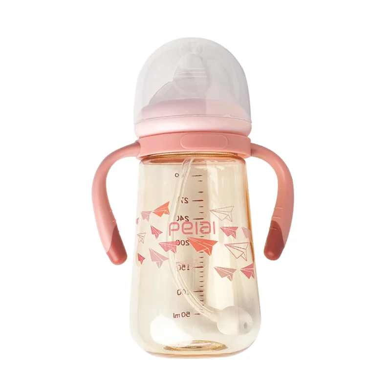 180ml 240ml 300ml Customized Cartoon BPA Free Anti Colic Baby  PPSU Feeding Bottles Breast Milk Bottle For Newborn