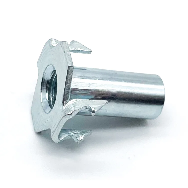 M6 M8 M4 M10 China Supplier High Quality Four Prong Tee Nut Carbon Steel Furniture T Nut