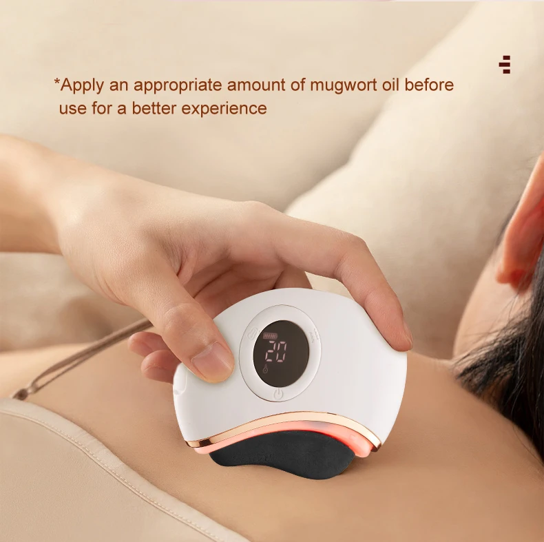 Electric Therapy Smart Scraping Therapy Massager  with Red Light Therapy Electric Massager Bian Stone Gua Sha Scraping