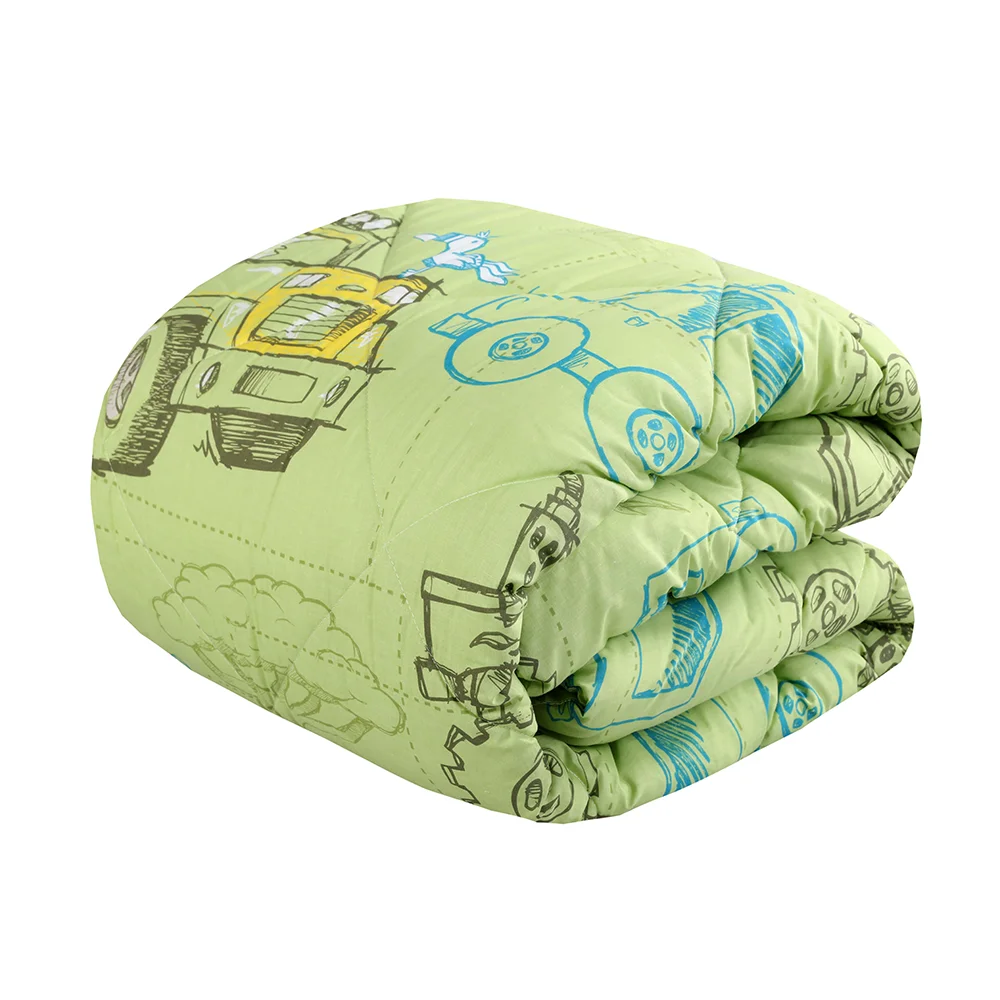 Alibaba новый выпуск экологически чистый комплект постельного белья из полиэстера с тонким принтом и застежкой-молнией для детей