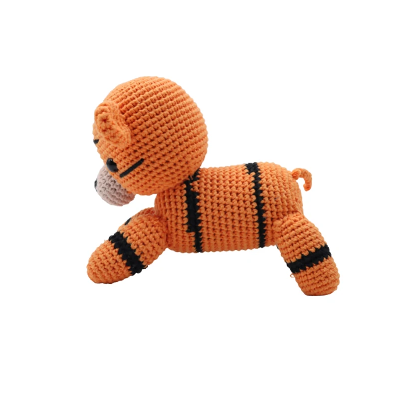 TUGE-Baby crochet amigurumi animal doll crochet knitted safe toy handmade knitting stuffer plush crochet Keychain animal doll
