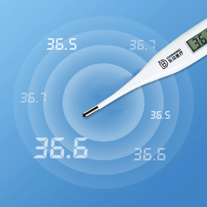 Hospital oral  thermometer price for home use flexible liquid crystal clinical electronic digital thermometer