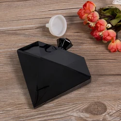 Ready To Ship Wholesale multicolor plate stainless steel diamond shape flask