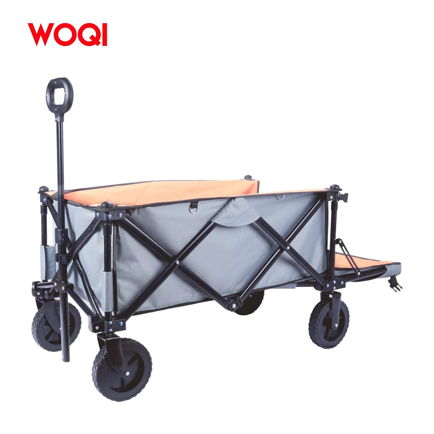 WOQI Складная мини-тележка сверхмощный уличный универсал с поворотными колесами для садоводства продуктовых магазинов